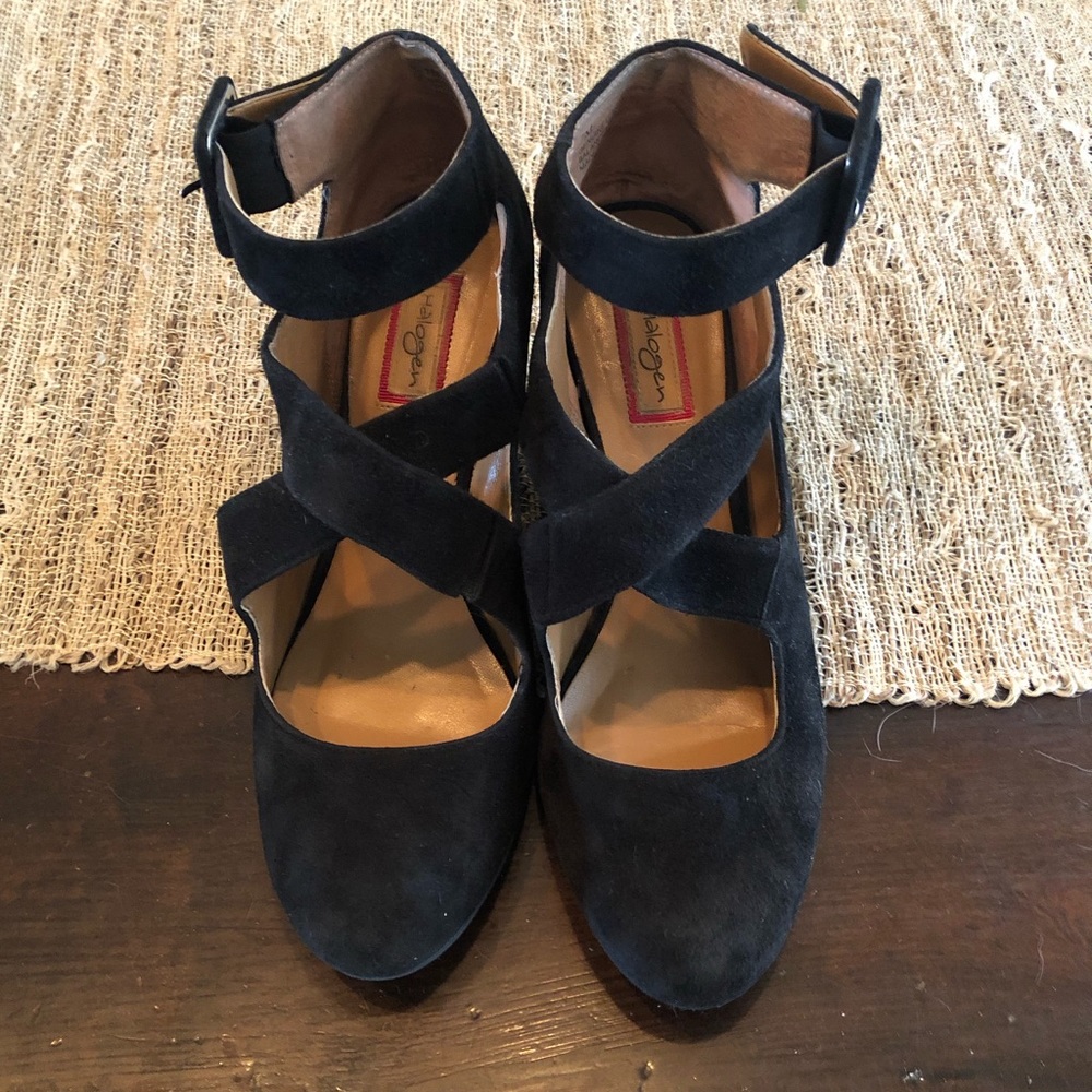 Halogen Suede Covered Wedges